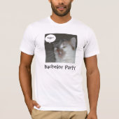 Bachelor Party Humor T-shirt (Voorkant)