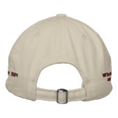 Bachelor Party I Stone Geborduurde Pet (Achterkant)