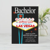 Bachelor Party in Las Vegas Kaart (Staand voorkant)