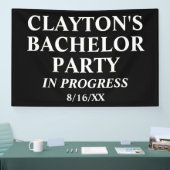 Bachelor Party in Progress Banner (Beurs)