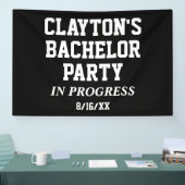 Bachelor Party in Progress Banner (Beurs)