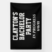 Bachelor Party in Progress Banner (Verticaal)