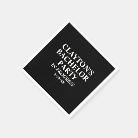 Bachelor Party in Progress Napkins Servet (Hoek)