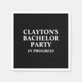Bachelor Party in Progress Napkins Servet (Voorkant)