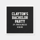 Bachelor Party in Progress Napkins Servet (Voorkant)