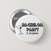 Bachelor Party in uitvoering Ronde Button 5,7 Cm (Voorkant /achterkant)