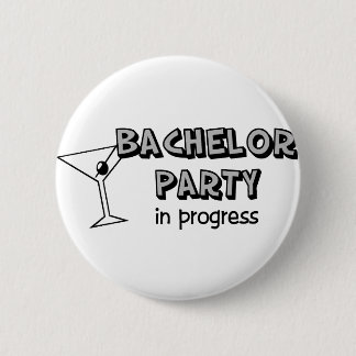 Bachelor Party in uitvoering Ronde Button 5,7 Cm
