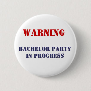 , Bachelor Party in wording Ronde Button 5,7 Cm