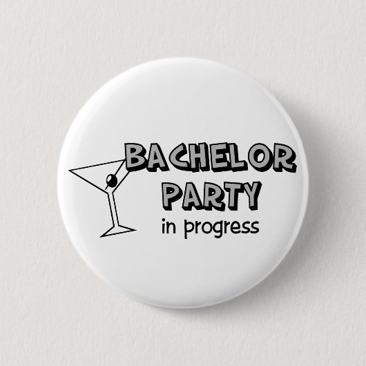 Bachelor Party-knoppen Ronde Button 5,7 Cm (Voorkant)