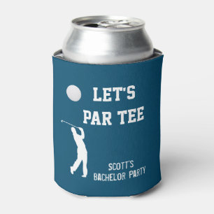 Bachelor Party Let's Par T-shirt Golfing Trip Blikjeskoeler