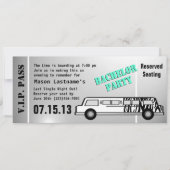 Bachelor Party Limo Pas Kaart (Voorkant)