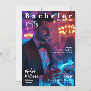 Bachelor Party Magazine Hoesje Kaart