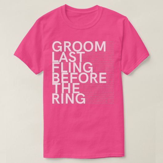 bachelor party mannen booze cruise gift 8 t-shirt (Design voorkant)