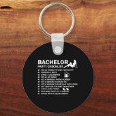 Bachelor Party Mannen Ondeugende Checklist Krijgen Sleutelhanger (Voorkant)
