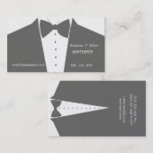 Bachelor Party Masculine: alle drukte op het huwel Visitekaartje (Voorkant / Achterkant)