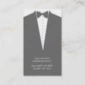 Bachelor Party Masculine: alle drukte op het huwel Visitekaartje (Achterkant)