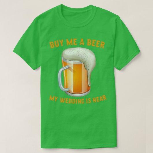Bachelor party menx27s JGA koopt me een bierwinkel T-shirt (Design voorkant)