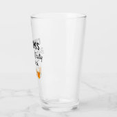 Bachelor Party Modern Wedding Favor Beer Pint Glas (Links)