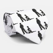 Bachelor Party neck Stropdas (Opgerold)