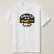 Bachelor Party On – Moderne Unisex T‑Shirt