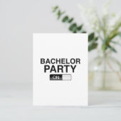 Bachelor Party on Uitnodiging Briefkaart (Staand voorkant)