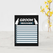 Bachelor Party Outfit Met Checklist - Bachelor Pa Kaart (Gele Bloem)