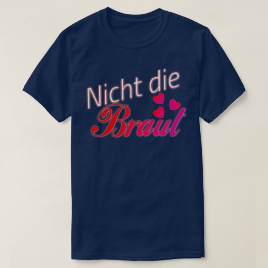 Bachelor party over het huwelijk in Bride JGA 1 T-shirt (Design voorkant)