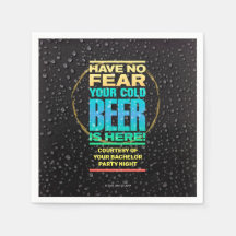 Bachelor Party Paper Napkin
