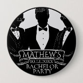 Bachelor Party Poker Chip Ronde Button 4,0 Cm (Voorkant)