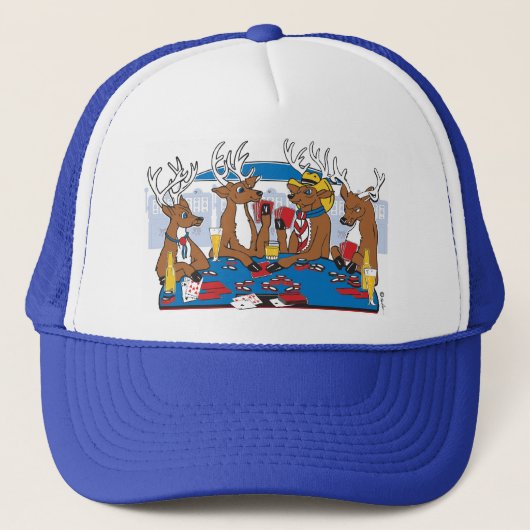Bachelor Party poker Player Trucker Pet (Voorkant)