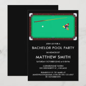 Bachelor Party Pool Billards Kaart (Voorkant / Achterkant)