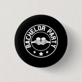 Bachelor Party Ronde Button 3,2 Cm (Voorkant)