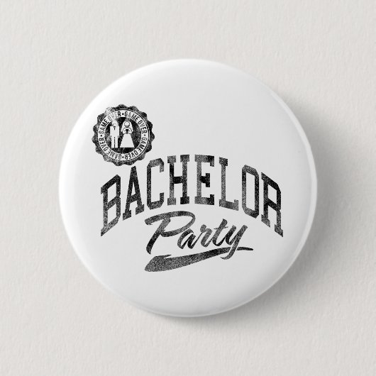 Bachelor Party Ronde Button 5,7 Cm (Voorkant)