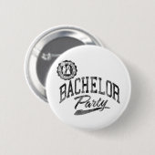 Bachelor Party Ronde Button 5,7 Cm (Voorkant /achterkant)