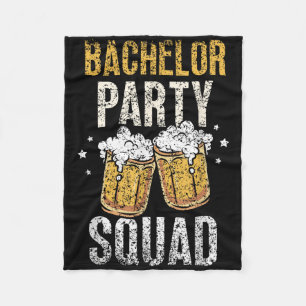 Bachelor Party Squad Bruid Bruidegom Team _4  Fleece Deken