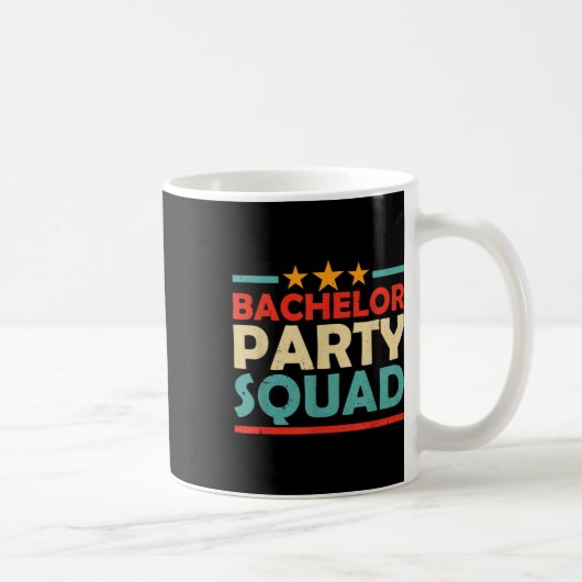 Bachelor Party Squad Team Bruid Bruidegom _1 Koffiemok (Rechts)