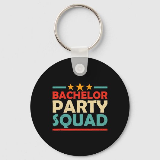 Bachelor Party Squad Team Bruid Bruidegom 1  Sleutelhanger (Voorkant)