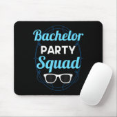 Bachelor Party Squad Team Bruid Bruidegom _2 Muismat (Met muis)