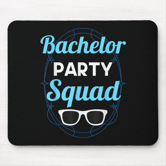Bachelor Party Squad Team Bruid Bruidegom _2 Muismat (Voorkant)