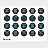 Bachelor Party Squad Team Bruid Bruidegom _2  Ronde Sticker (Vel)
