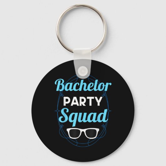 Bachelor Party Squad Team Bruid Bruidegom _2  Sleutelhanger (Voorkant)