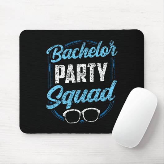 Bachelor Party Squad Team Bruid Bruidegom  Muismat (Met muis)