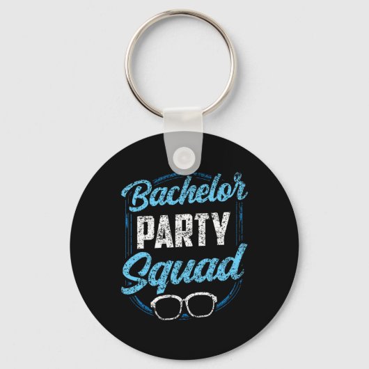 Bachelor Party Squad Team Bruid Bruidegom  Sleutelhanger (Voorkant)