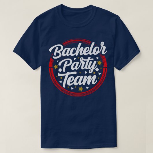 Bachelor Party Team Bride Groom122 T-shirt (Design voorkant)