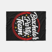 Bachelor Party Team Bruid Bruidegom _2  Fleece Deken (Voorkant (Horizontaal))