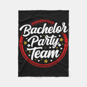 Bachelor Party Team Bruid Bruidegom _2  Fleece Deken