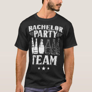 Bachelor Party Team Bruidegom Bruid 126 T-shirt