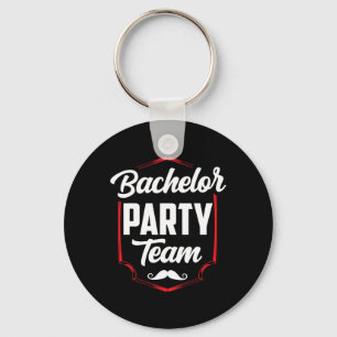 Bachelor Party Team Bruidegom Bruid  Sleutelhanger