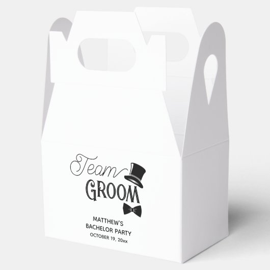 Bachelor Party Team bruidegom bruiloft Bedankdoosjes (Geopend)