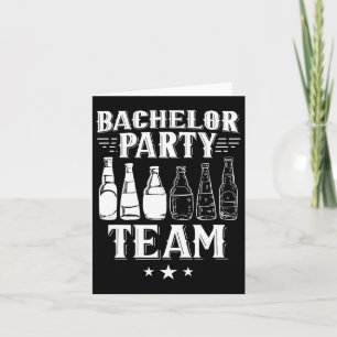 Bachelor Party Team Groom Bride 1 Kaart